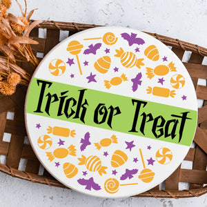 Trick or Treat Door Hanger Stencil-Halloween-Essential Stencil