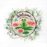 Welcome to Our Pad Door Hanger Layering Stencil