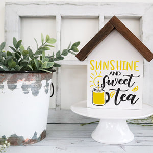 Sunshine and Sweet Tea Mini Sign Stencils (3 Pack)-Family-Essential Stencil