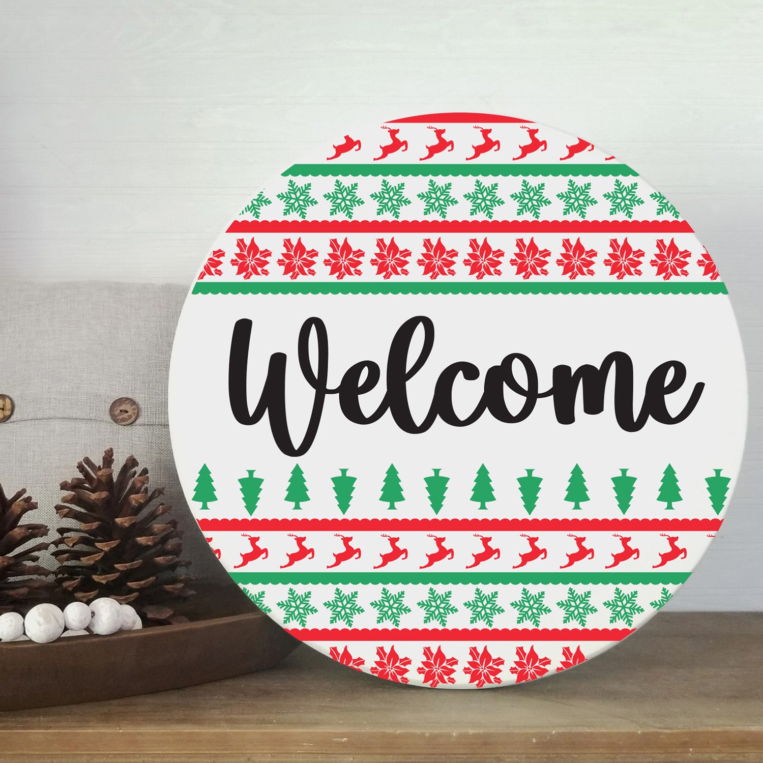 Winter Welcome Door Hanger Stencil Set-Christmas-Essential Stencil