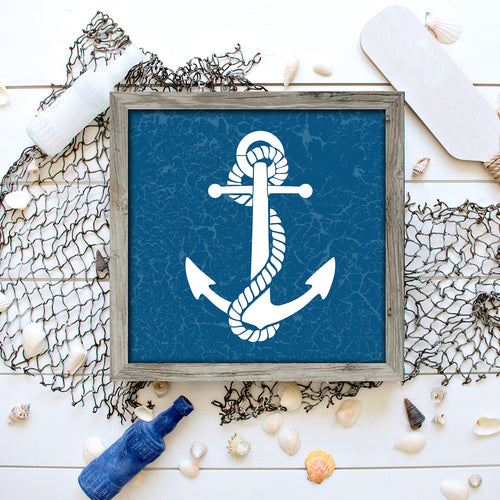 Anchor 12x12 Stencil-Summer-Essential Stencil