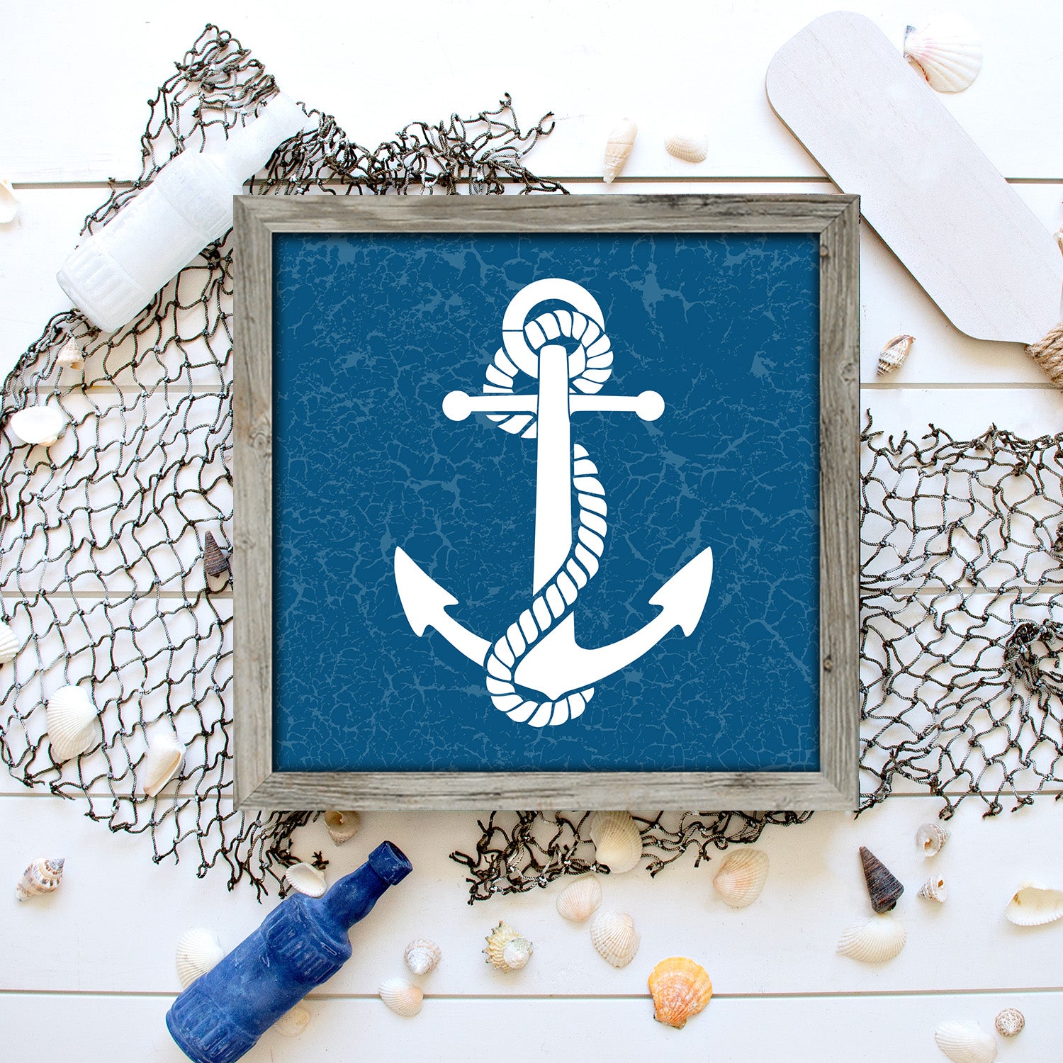 Anchor 12x12 Stencil-Summer-Essential Stencil