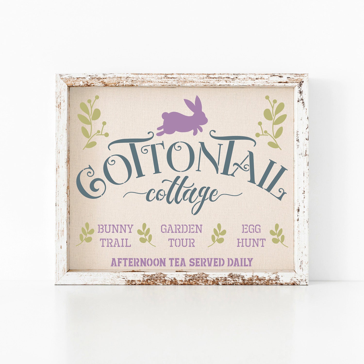 Cottontail Cottage 12x10-Spring-Essential Stencil