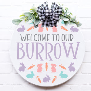 Welcome to our Burrow Door Hanger Stencil-Spring-Essential Stencil