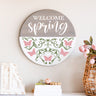 Welcome Spring Butterly Door Hanger 12x12 Stencil