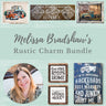 Melissa Bradshaw's Rustic Charm Stencil Bundle