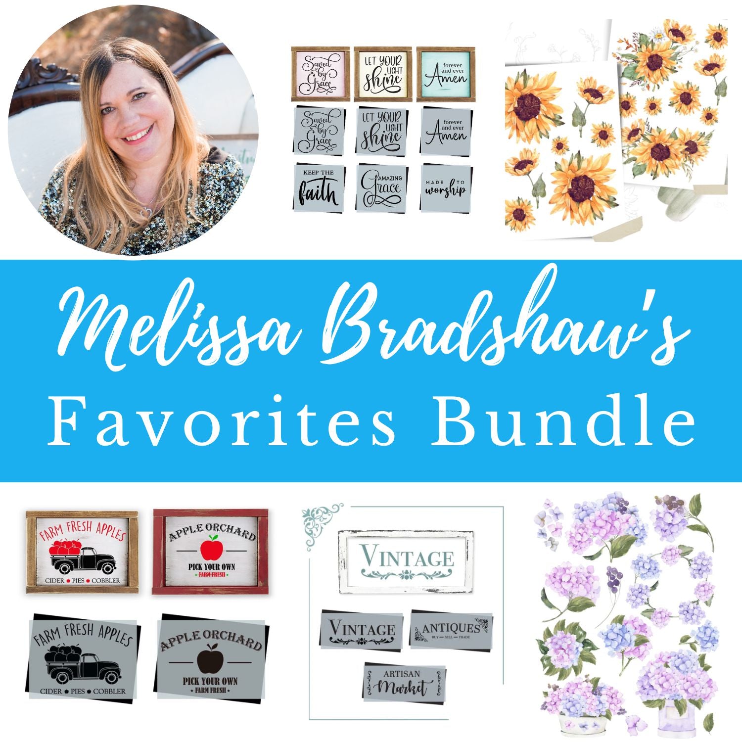 Melissa Bradshaw's Favorites Bundle-Bundle-Essential Stencil