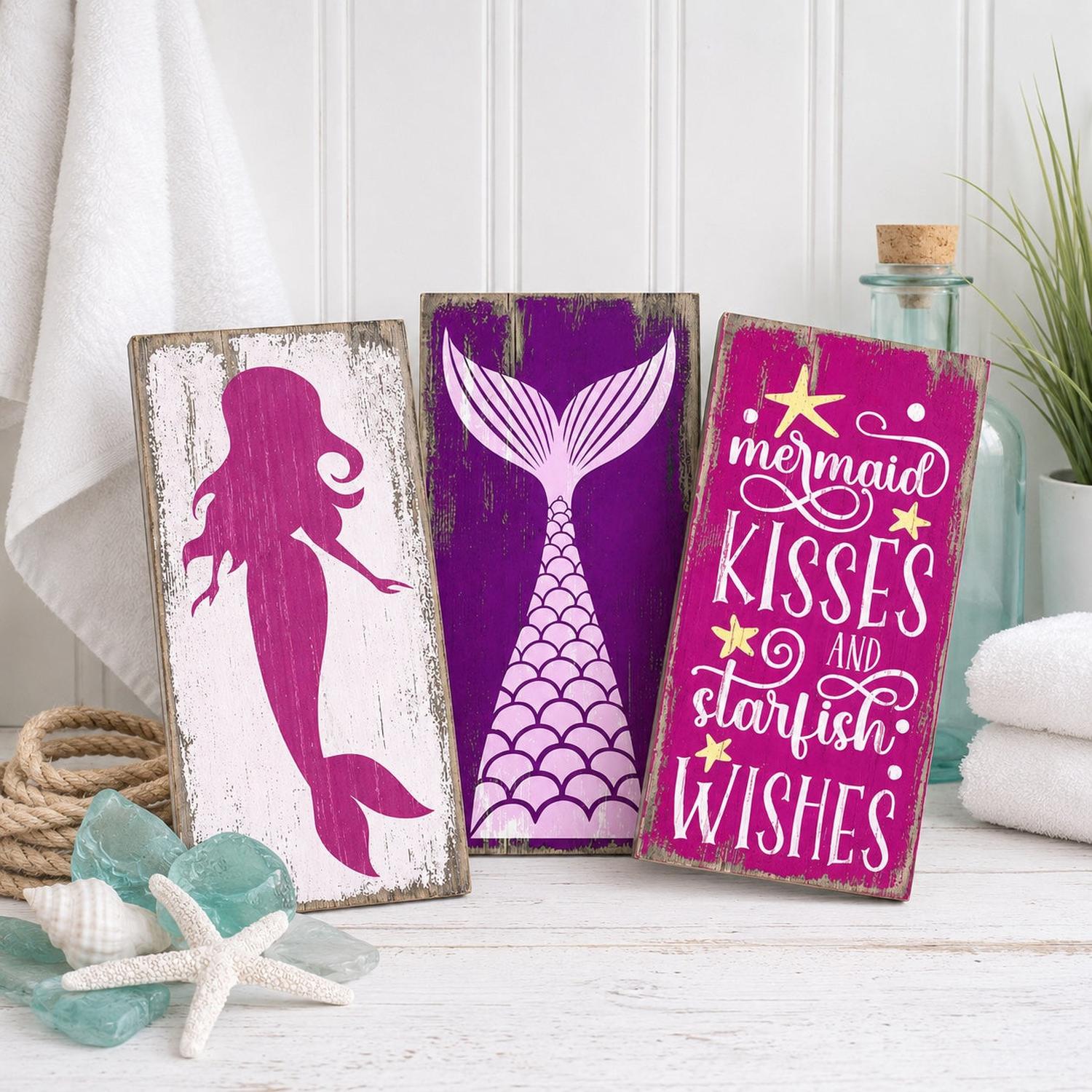 Mermaid Kisses-Coastal-Essential Stencil