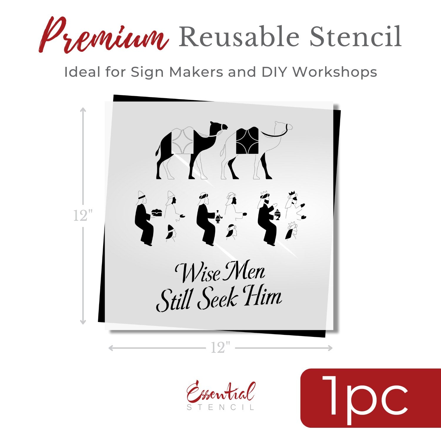 Build A Nativity Scene Stencil Bundle-Essential Stencil