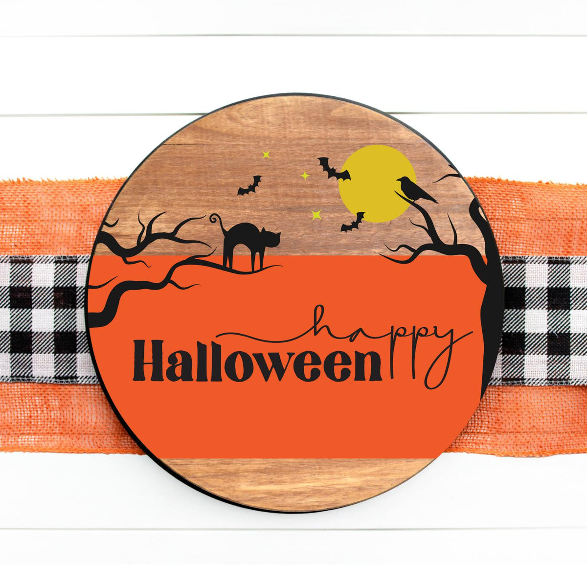 Happy Halloween & Spooky Season Door Hanger-Fall-Essential Stencil