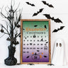 Halloween Countdown Sign Stencil