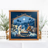 Layered Nativity Scene Stencil