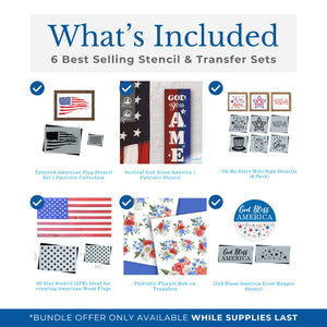 Patriotic Best Sellers Bundle-Patriotic-Essential Stencil