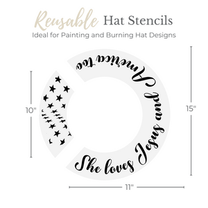 Melissa Miller's Hat Stencil BUNDLE-Hat Stencil-Essential Stencil