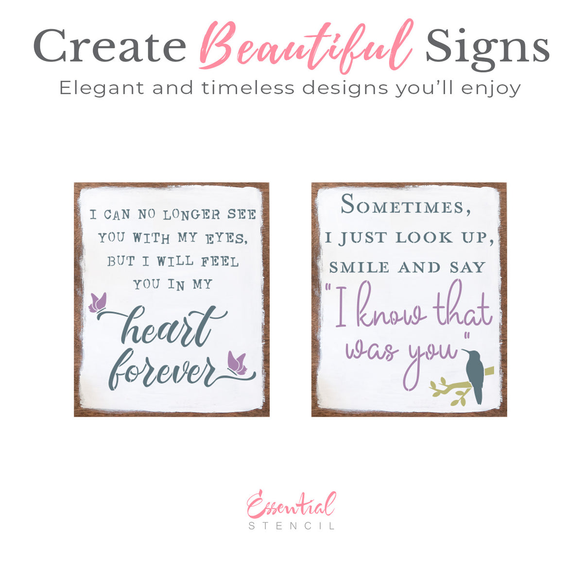 Memorial 10x12 2pc-Mother's Day-Essential Stencil