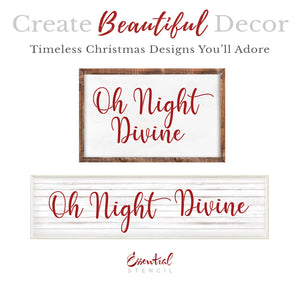 Oh Night Divine Stencil Set (3 pack)-Christmas-Essential Stencil