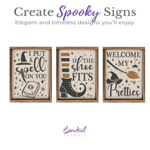 I put a spell on you Stencil (3pk)-Halloween-Essential Stencil