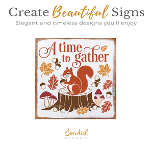A Time to Gather Stencil