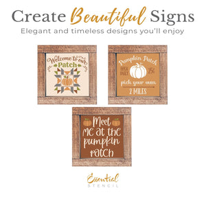 Pumpkin Patch Stencil Set-Fall-Essential Stencil