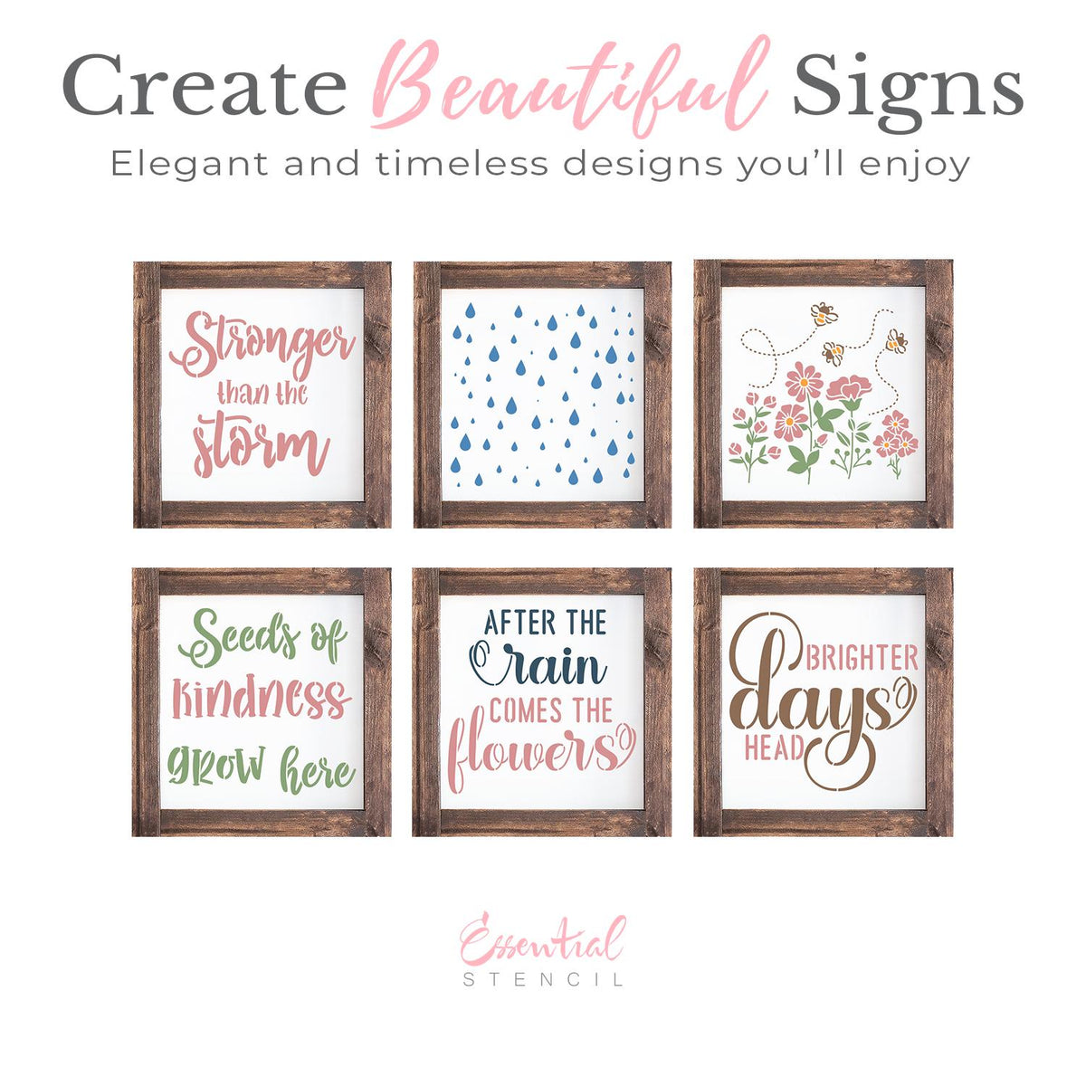 Stronger than the Storm Mini Stencil (6k)-Spring-Essential Stencil