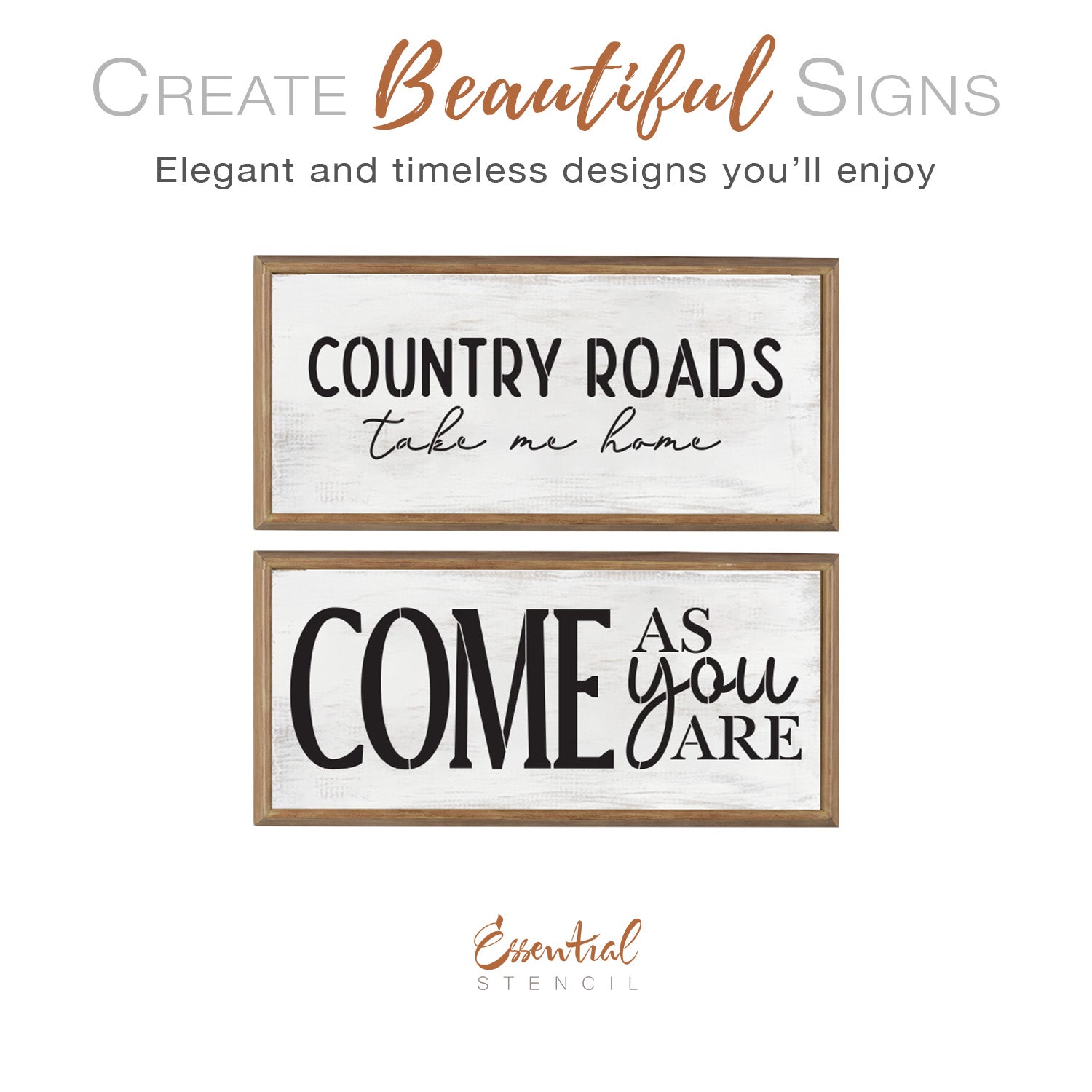 Country Sign Stencils