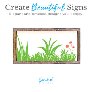 Grass Stencil + Bonus-Summer-Essential Stencil