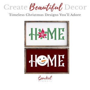 Customizable Christmas Home Sign Stencil-Christmas-Essential Stencil