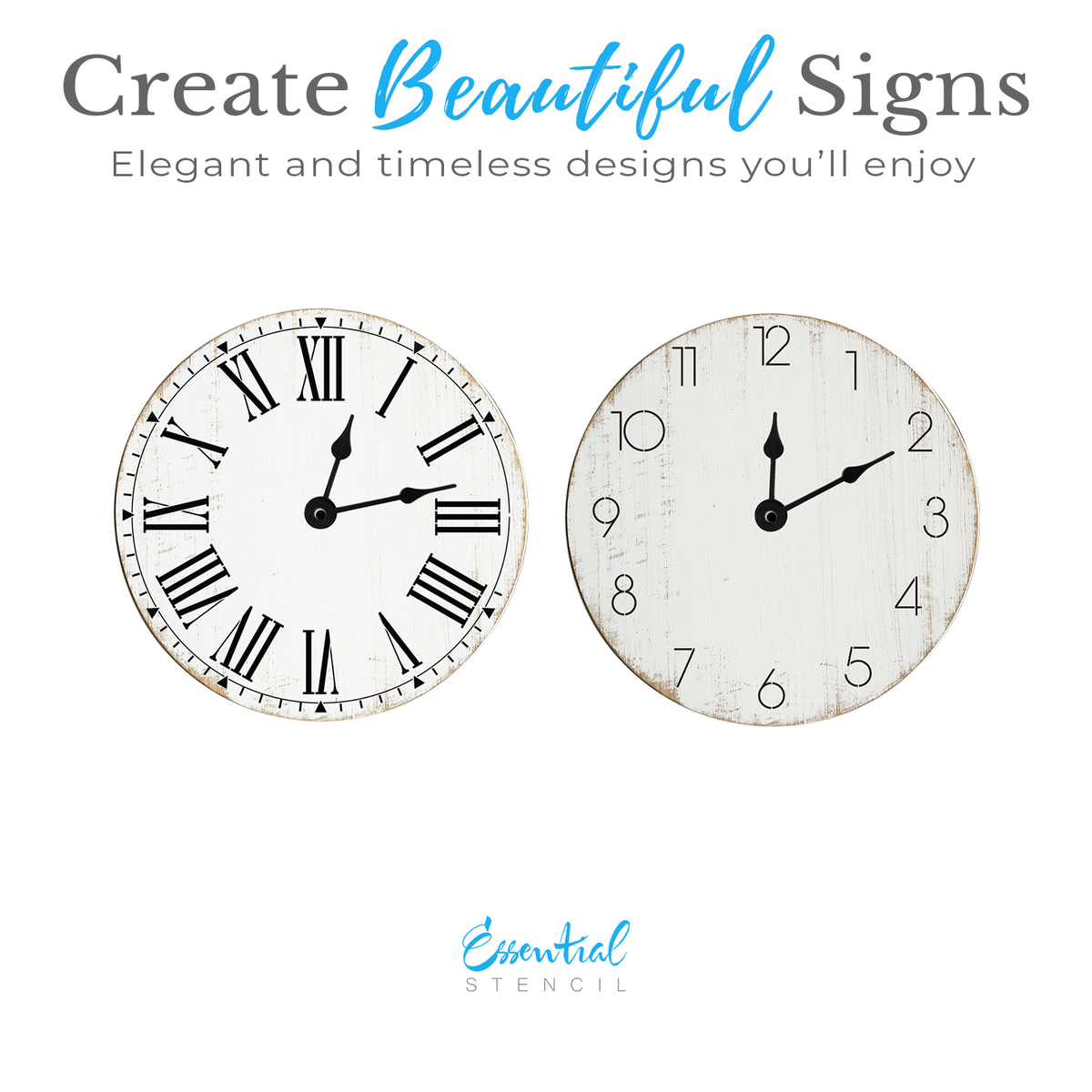 16 inch Clock Set
