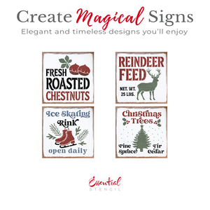 Holiday Mercantile Stencil Set