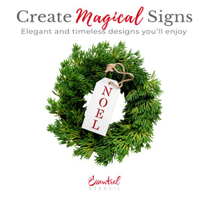 Vertical Christmas Word Stencil Set-Christmas-Essential Stencil