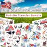 Homestead Americana Rub-On Transfer Bundle
