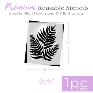 Fern 10x12 Sign Stencil + Bonus-Spring-Essential Stencil