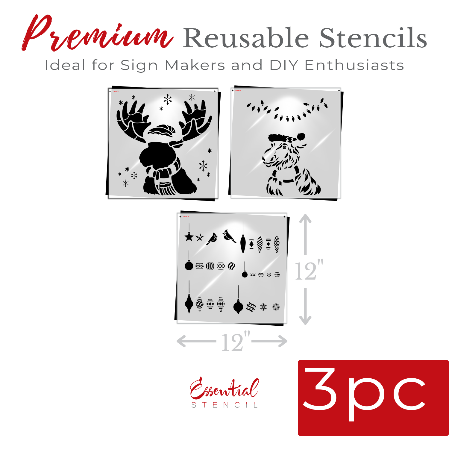 Mega Christmas 2025 Stencil Bundle-Bundle-Essential Stencil