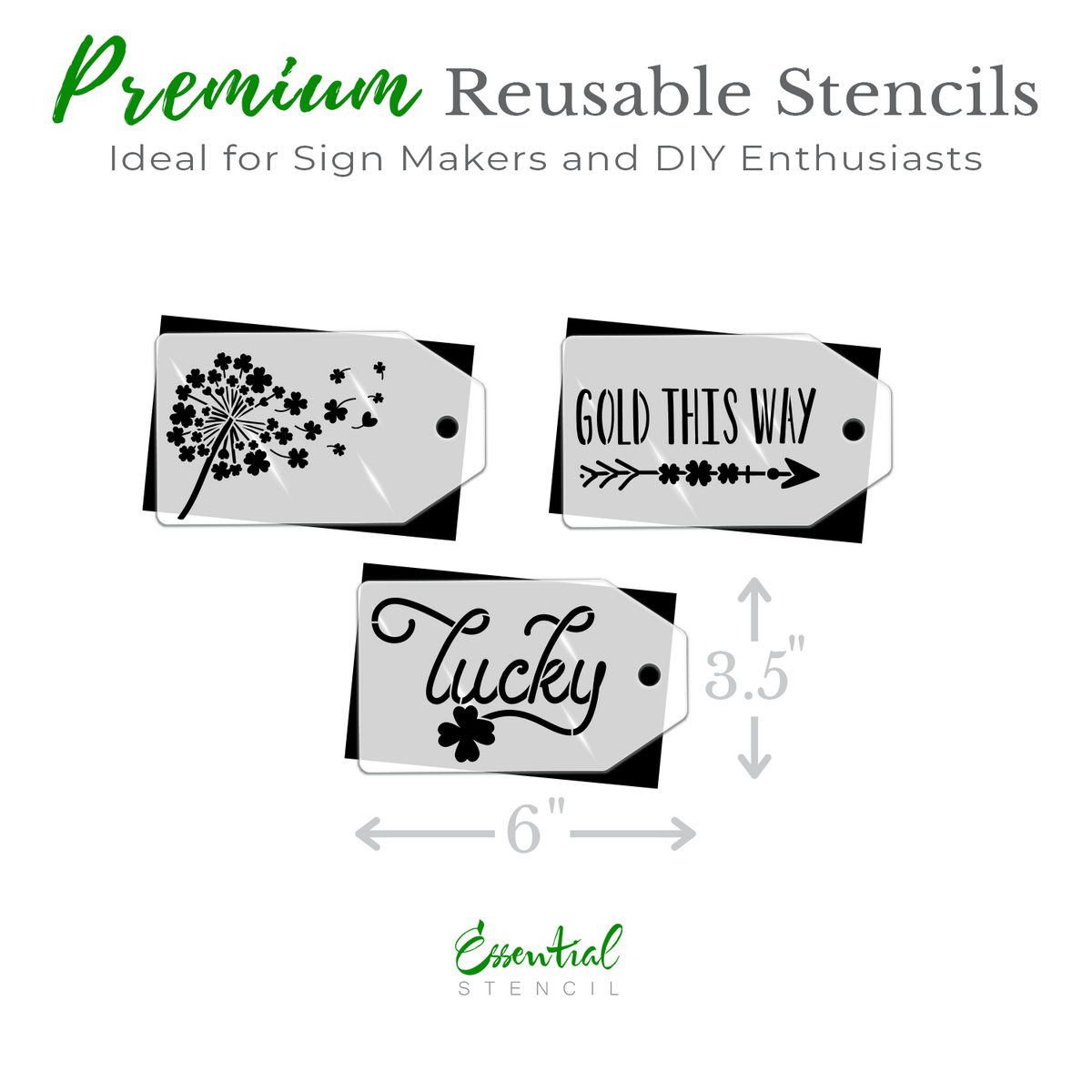 St. Patrick's & Mardi Gras 2026 Bundle-Stencil-Essential Stencil
