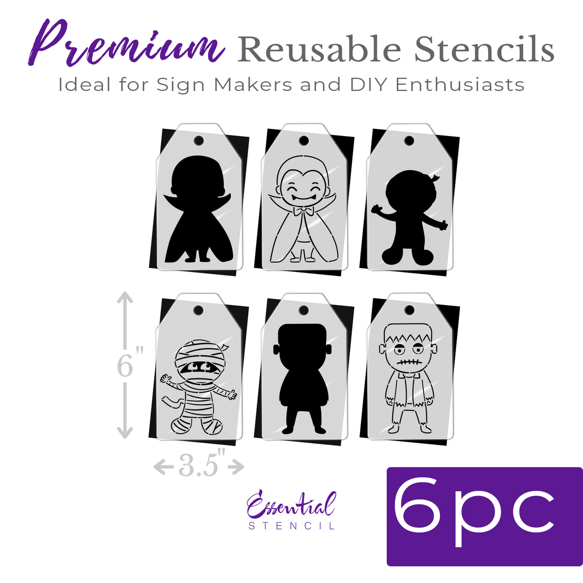 Halloween 2025 Stencil Bundle-Halloween-Essential Stencil
