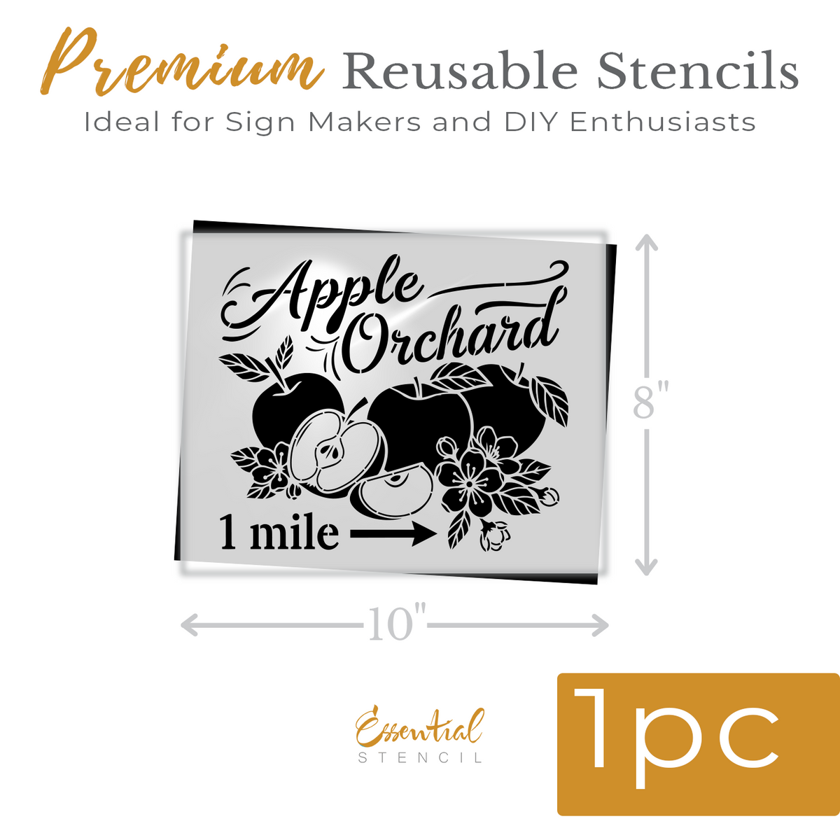 Apple Orchard Stencil