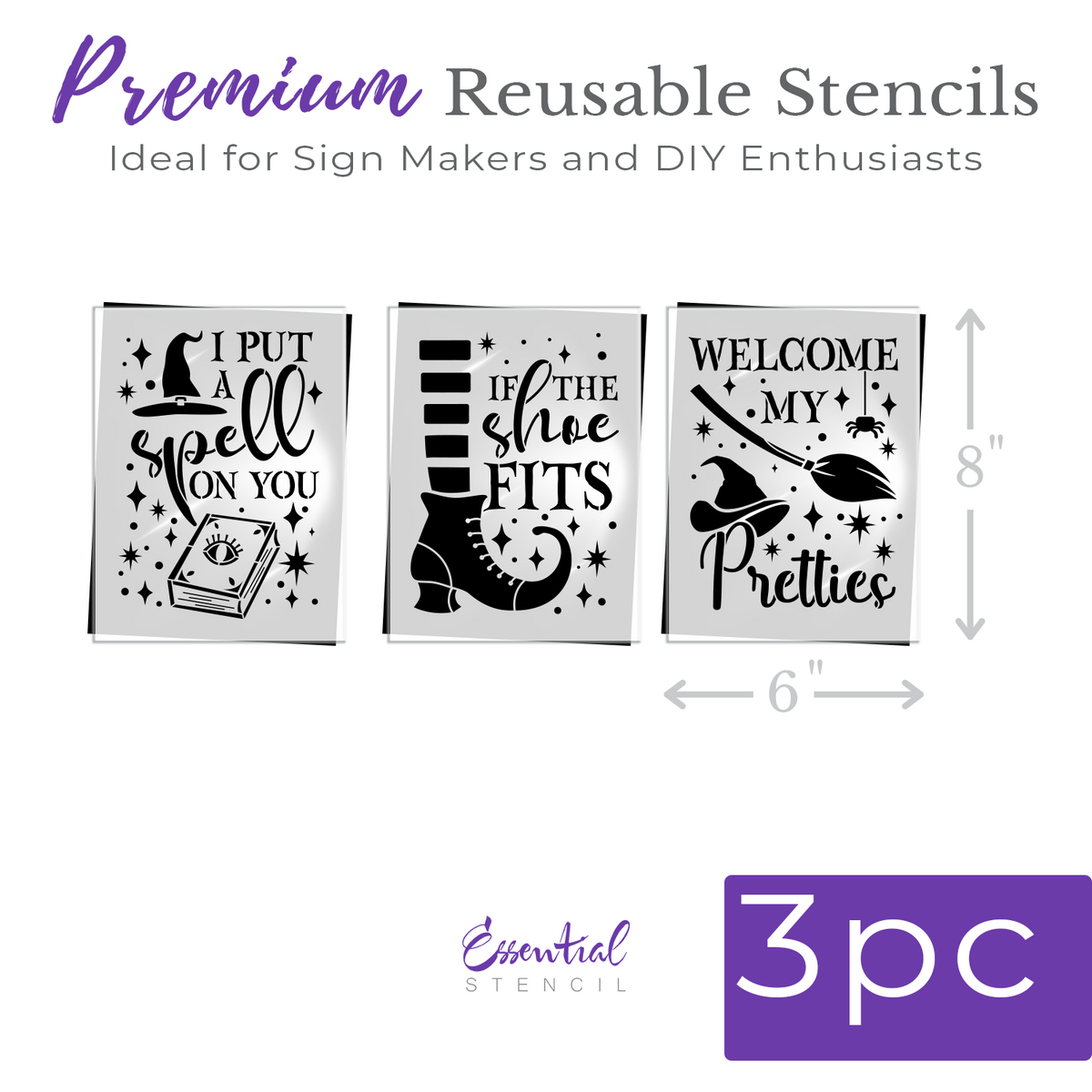 Halloween 2025 Stencil Bundle-Halloween-Essential Stencil