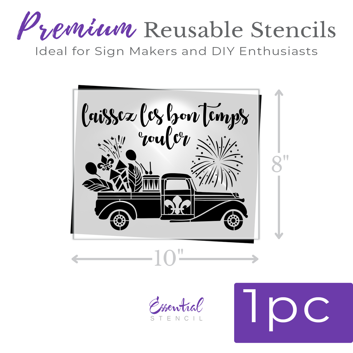 St. Patrick's & Mardi Gras 2026 Bundle-Stencil-Essential Stencil