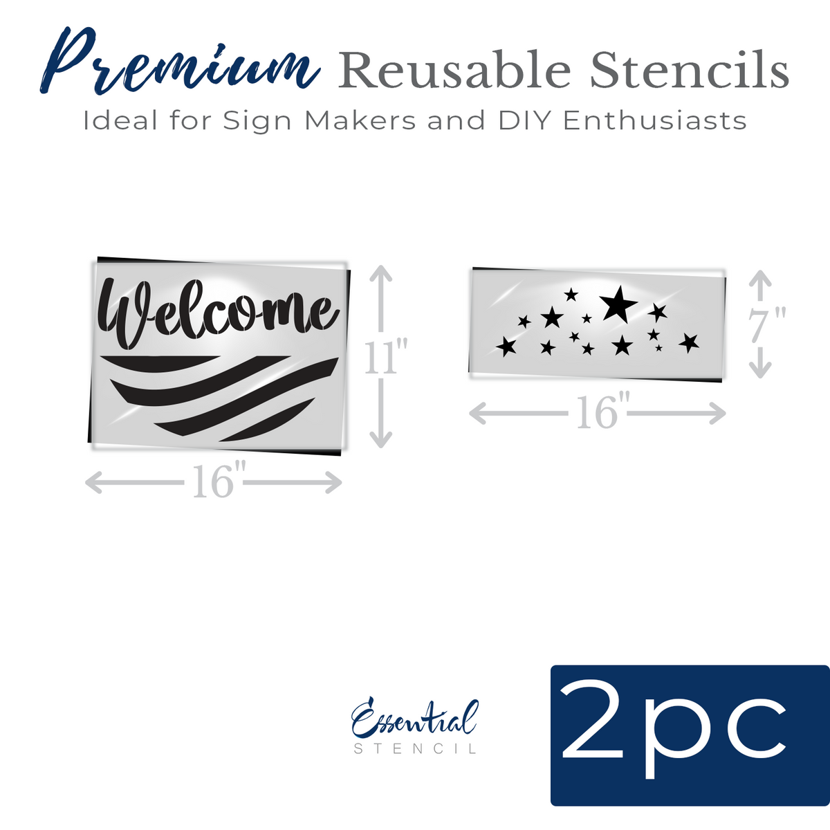 Patriotic 2026 Stencil Bundle-Patriotic-Essential Stencil