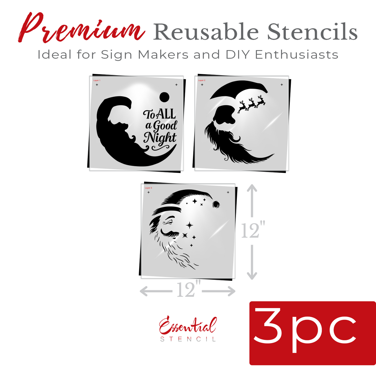 Mega Christmas 2025 Stencil Bundle-Bundle-Essential Stencil