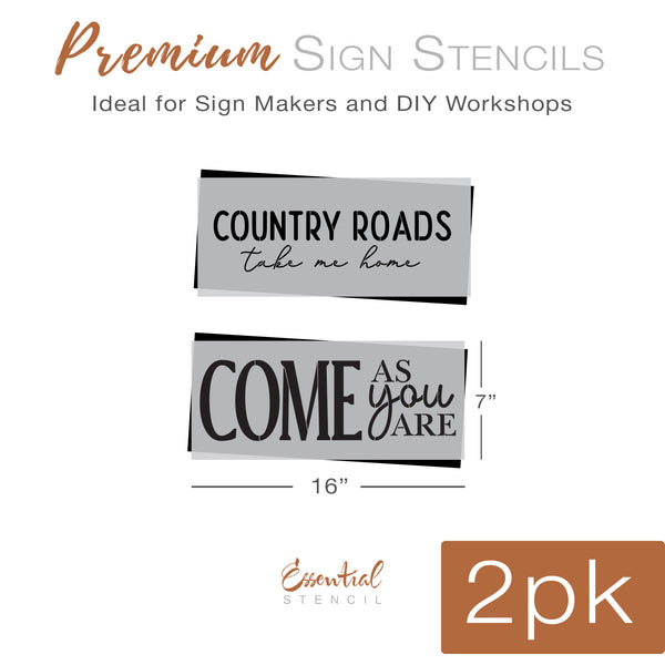 Custom Country Sign Country Sign Stencils