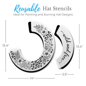 Wild & Inspired Hat Stencil Bundle-Hat Stencil-Essential Stencil