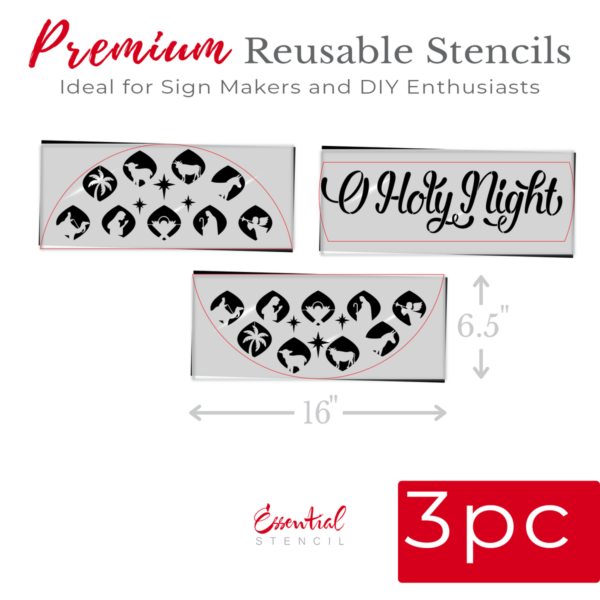 Ambassador Early Access - Christmas 2026 Stencil Bundle-Essential Stencil