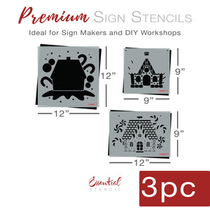 Gingerbread House Layering Set-Christmas-Essential Stencil