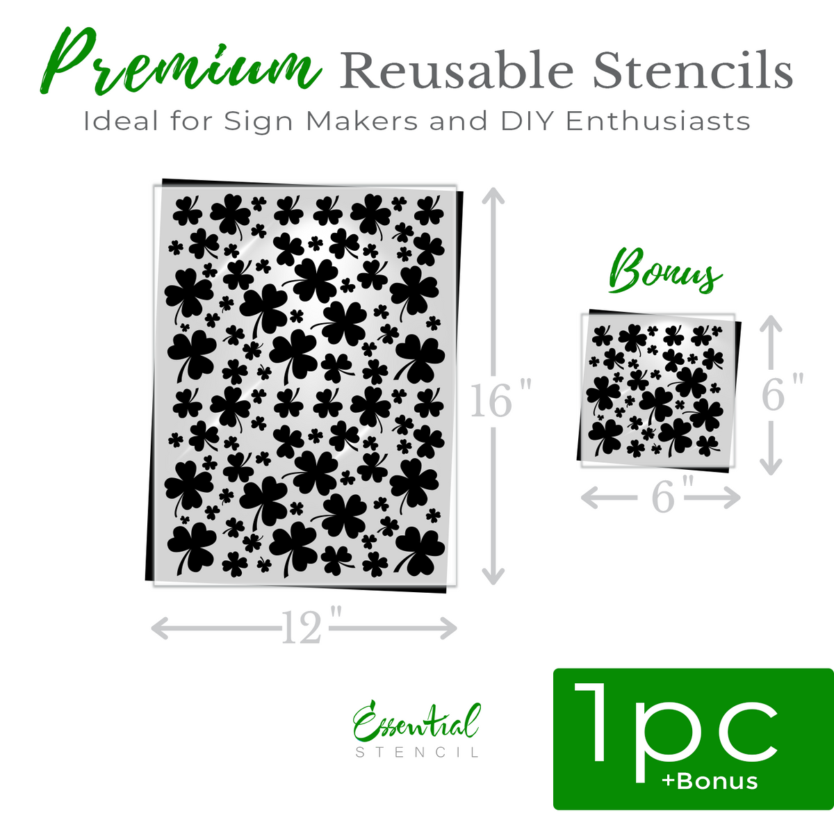 St. Patrick's & Mardi Gras 2026 Bundle-Stencil-Essential Stencil