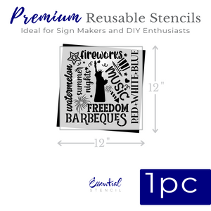 Patriotic 2026 Stencil Bundle-Patriotic-Essential Stencil