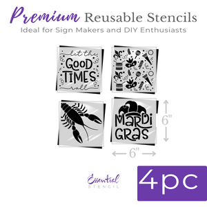 St. Patrick's & Mardi Gras 2026 Bundle-Stencil-Essential Stencil