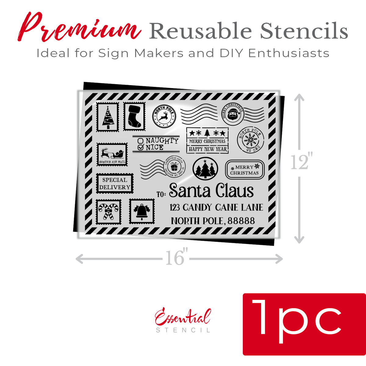 Ambassador Early Access - Christmas 2026 Stencil Bundle-Essential Stencil