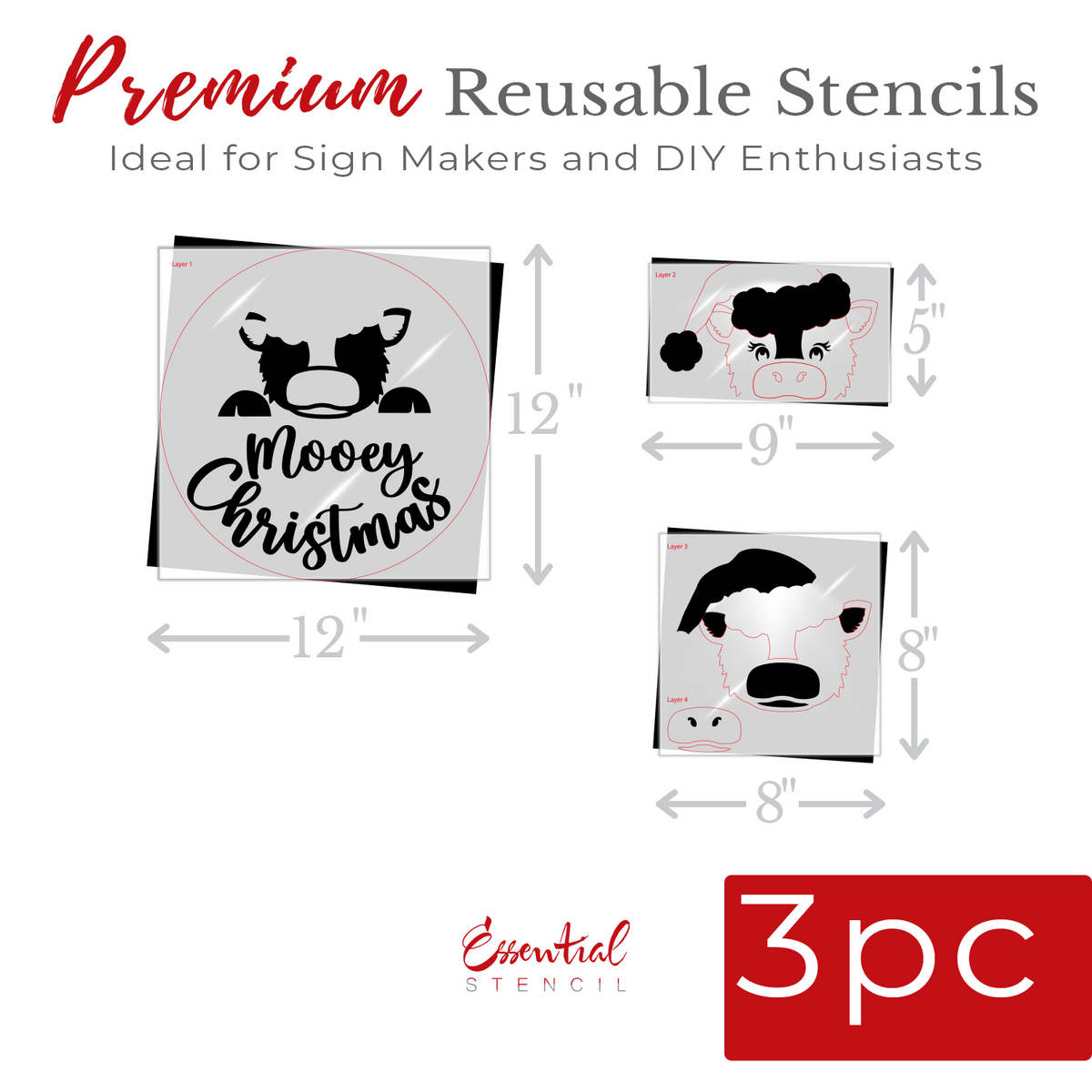 Mega Christmas 2025 Stencil Bundle-Bundle-Essential Stencil