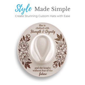 Strength & Dignity-Hat Stencil-Essential Stencil